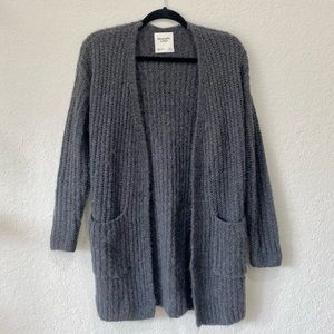 Abercrombie and Fitch gray easy cardigan